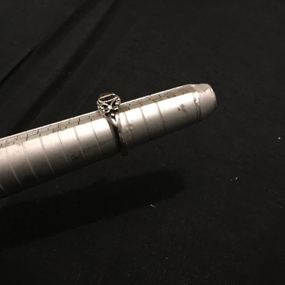 New 925 Sterling Silver Amethyst Scroll Toe RING size 3 NWOT - Picture 10 of 10